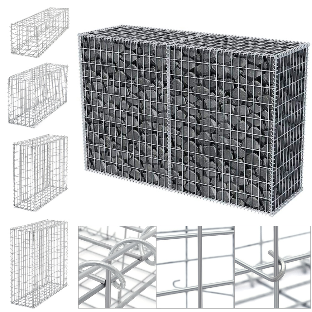 12 gabion box hitsattu verkkoasennus