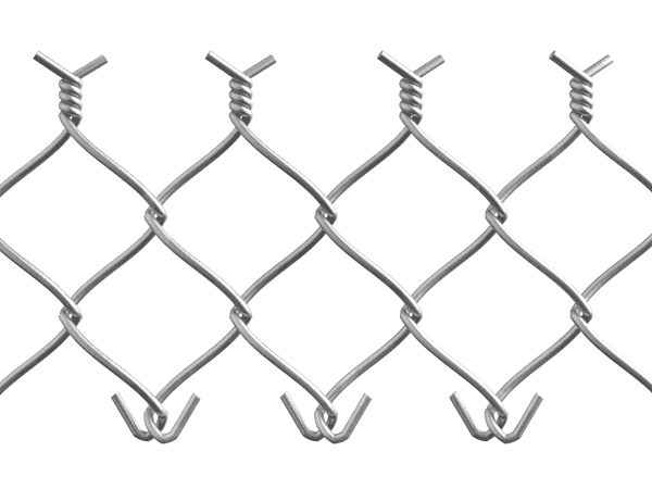 Aluminium-beschichtete-Kette-Link-Zait-Knuckled-verdréint-Rand