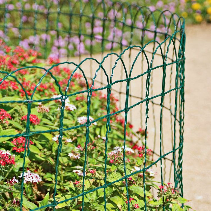 application of garden border fence