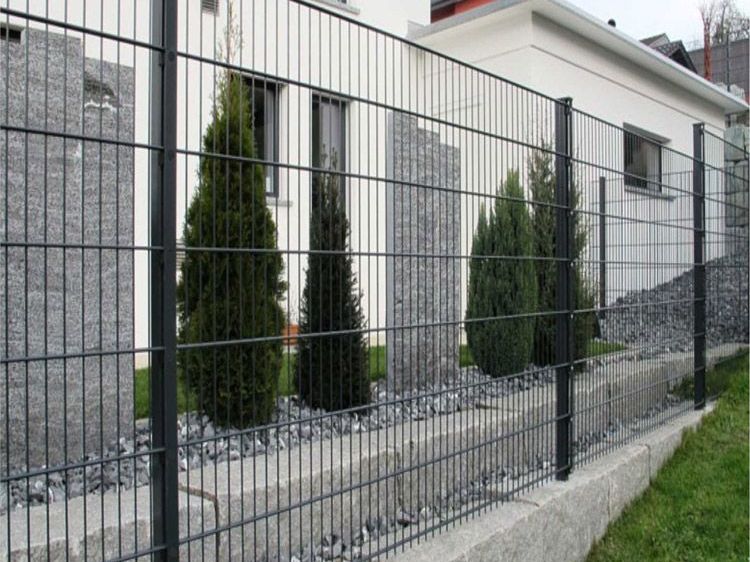double wire fence application for residential area