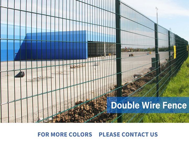 application double wire fence panel